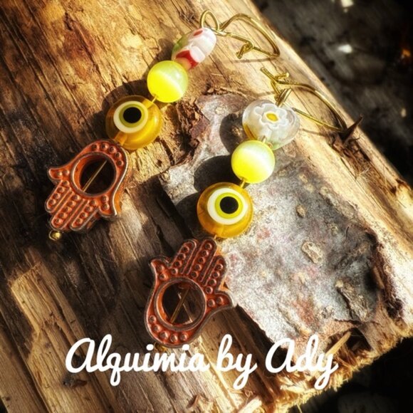 Alquimia Jewelry - Gold statement earrings
